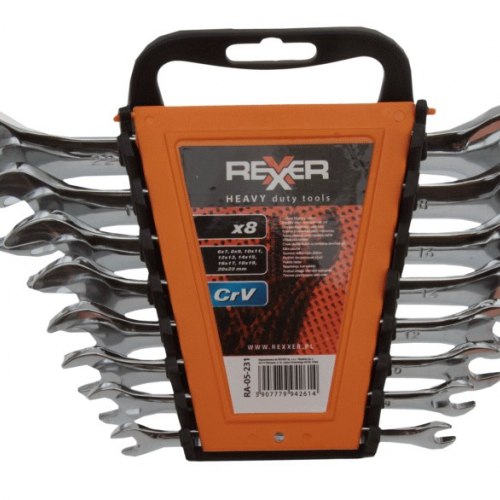 Комплект гаечни ключове Rexxer RA-05-231 8 бр 6 / 22