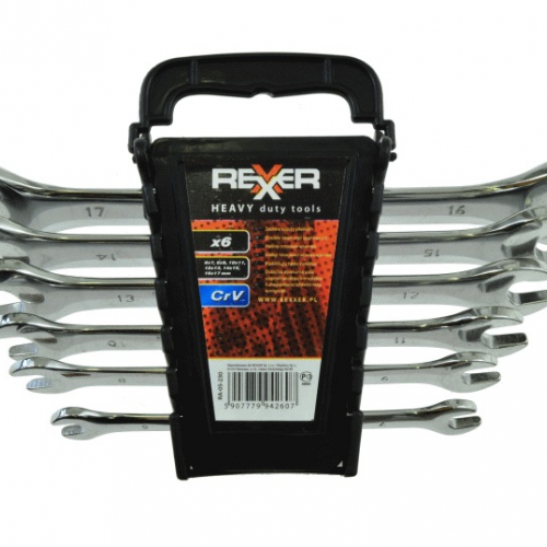 Комплект гаечни ключове Rexxer RA-05-230 6бр 6 / 17