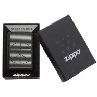 Запалка Zippo - Black Crackle™ Peace Blind Design