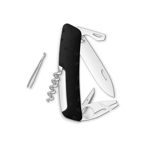 Швейцарско ножче SWIZA - TT03 Tick Tool Wildlife Cheetah Black, 7.5см острие, 11x функции