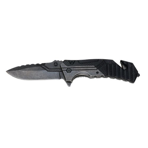 Тактически сгъваем нож Haller - G10, сив-черен