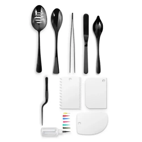 Комплект за презентация на ястия Mikamax - Chef's Plating Tool Set, 11 части