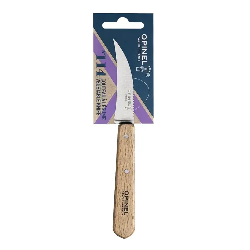 Кухненски нож за зеленчуци Opinel №117, дръжка от бук