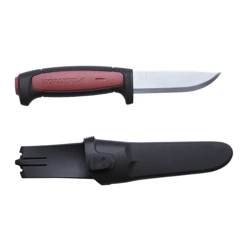 Занаятчийски нож Mora - Pro C, острие 9.1 см, червен
