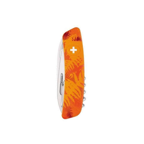 Швейцарско ножче SWIZA - TT05 Tick Tool Orange Fern, 7.5см острие, 12x функции, оранжево
