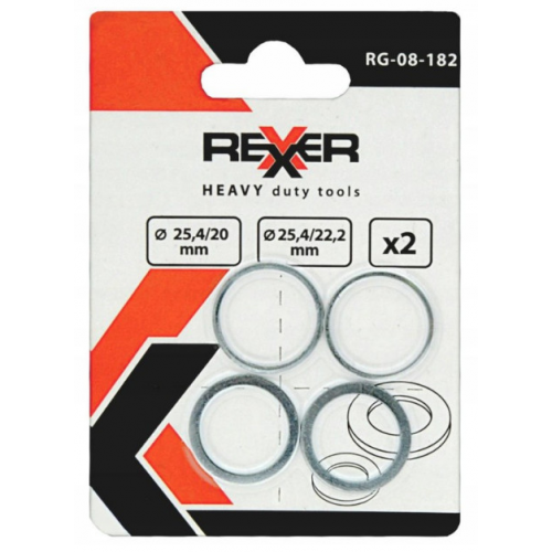 Комплект втулки Rexxer  RG-08-182  25.4x20 / 25.4x22.2  по 2 бр.