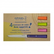 Комплект ножове за хранене Opinel №125 Bon Appetit Pop, 4 бр.