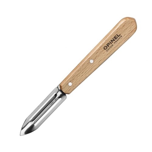 Белачка Opinel - Peeler №115 Natural, 6см острие, букова дръжка