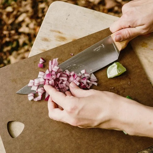Комплект 5 кухненски ножа Opinel Parallele - Bread, с дървена стойка от бук