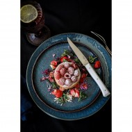 Комплект ножове Opinel - Facette White, 4 ножа с по 11см острие