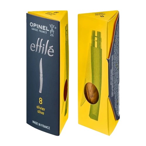 Сгъваем нож Opinel - Les Effiles Olivier №8, 8.5см острие, с кутия