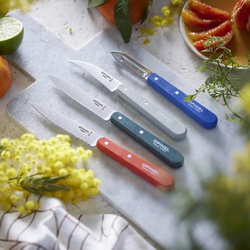 Комплект кухненски ножове и белачка Opinel - Les Essentiels - Primo Set