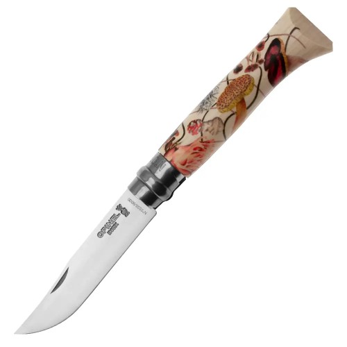 Сгъваем нож Opinel - №8 Nature Limited Edition - Rommy González, 8.5см острие, дръжка от габър