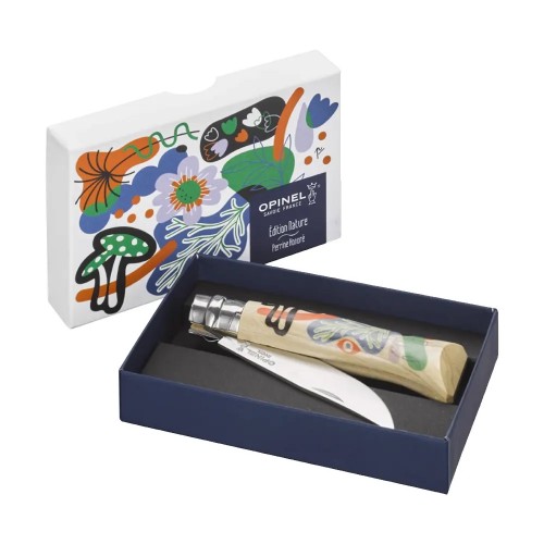 Сгъваем нож Opinel - №8 Nature Limited Edition - Perrine Honoré, 8.5см острие, дръжка от габър