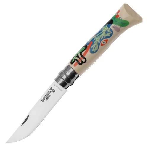 Сгъваем нож Opinel - №8 Nature Limited Edition - Perrine Honoré, 8.5см острие, дръжка от габър