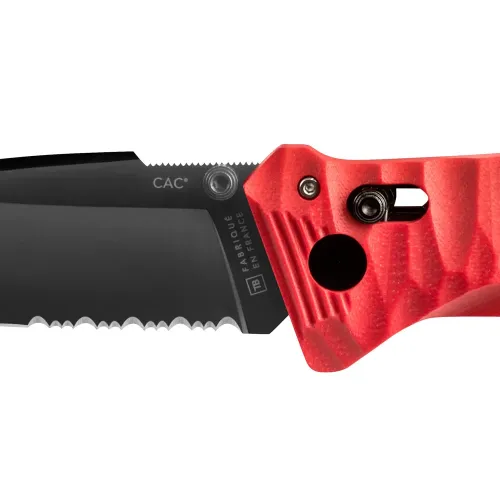 Сгъваем нож TB Outdoor - C.A.C.® Red, серетирано острие
