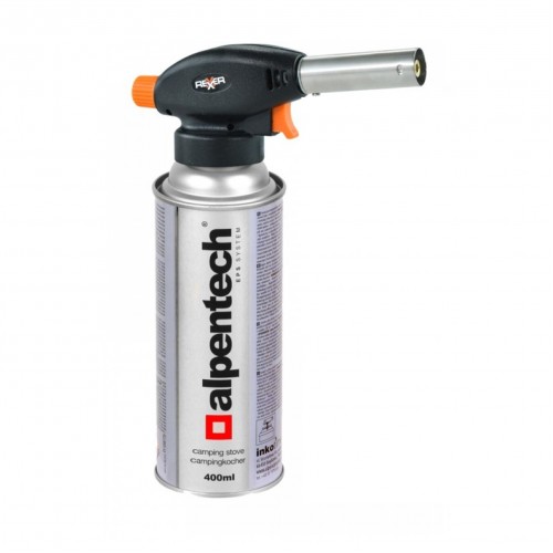 Комплект газова горелка + 1 бр. газ REXXER RB-04-104, 1100 W, регулиране на пламъка, 220 гр, 400 мл