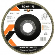 Ламелен диск за шлайфане REXXER RG-07-189, Ø125 мм, 22.2 мм, К120, 10 броя