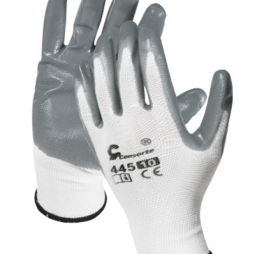 Предпазни ръкавици REXXER RL-07-023, плетени-нитрил