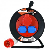 Трифазен удължител на макара REXXER RP-07-700, 25 м, 5x2.5 мм2, IP44, 400V