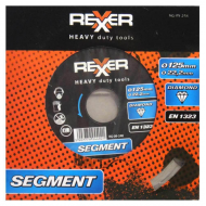 Диамантен диск RG-09-248  Rexxer сегмен (универсален) ,  Ø 125 мм